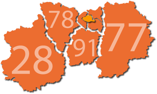 Zone de couverture pour la distribution Créatif Communication